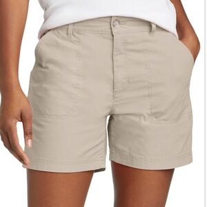 Eddie Bauer Women's Tan RipStop  Shorts